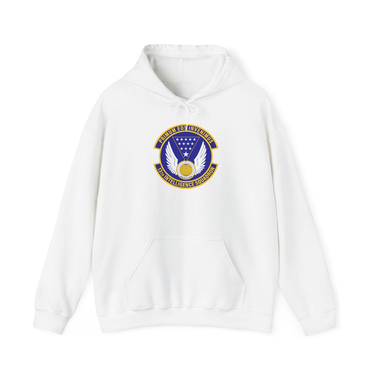 Unisex Heavy Blend Hooded Sweatshirt - USAF - 13th Intelligence Squadron wo txt