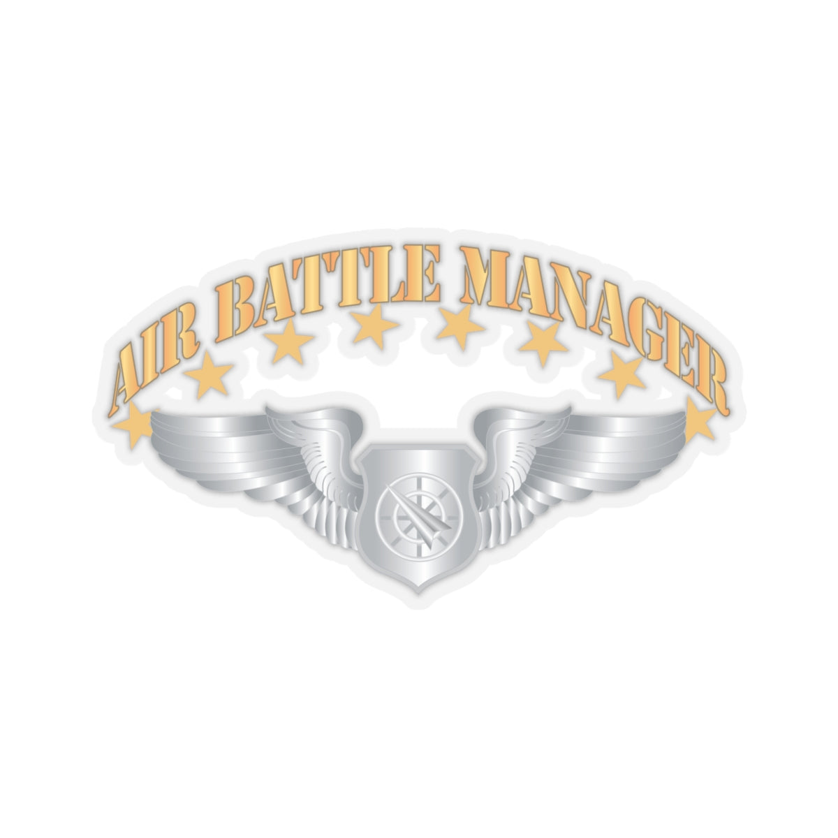 Kiss-Cut Stickers - USAF - Air Battle Manager X 300