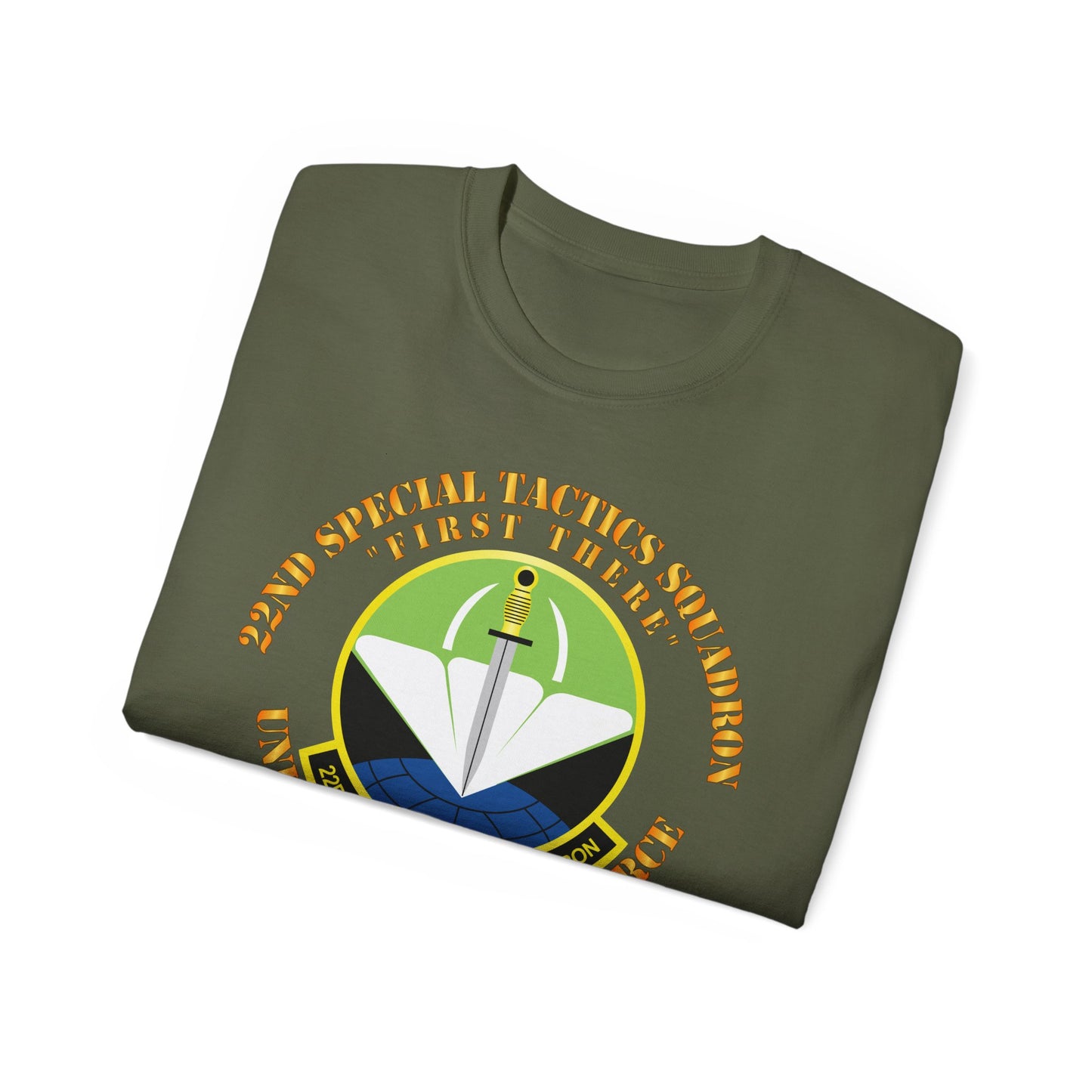 Unisex Ultra Cotton Tee - USAF - 22nd Special Tactics Squadron - First There X 300