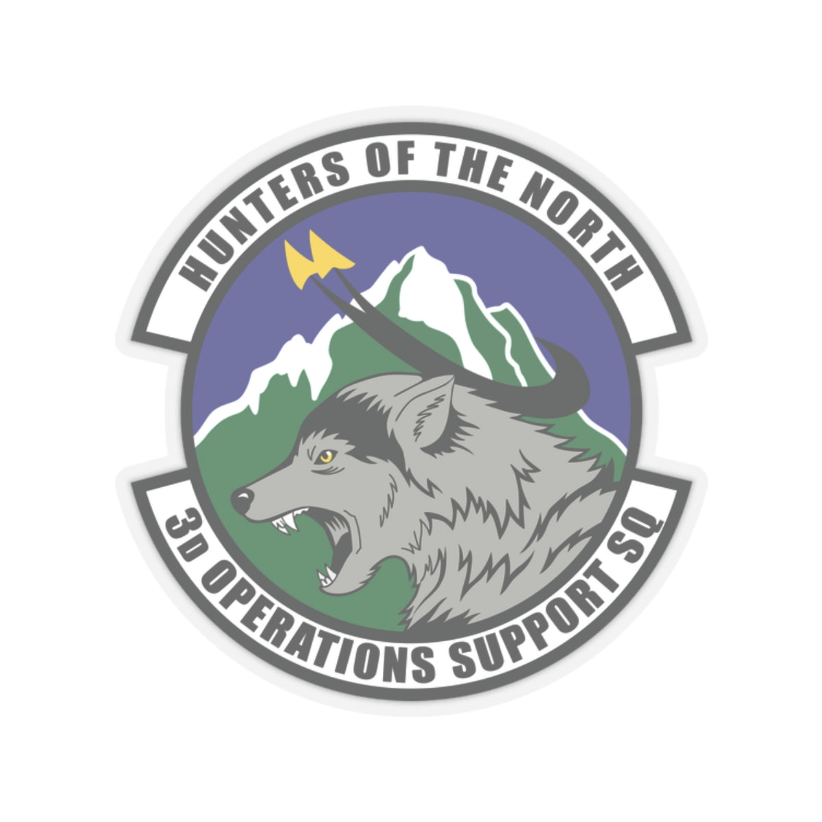Kiss-Cut Stickers - USAF - 3rd Operations Support Squadron wo txt X 300