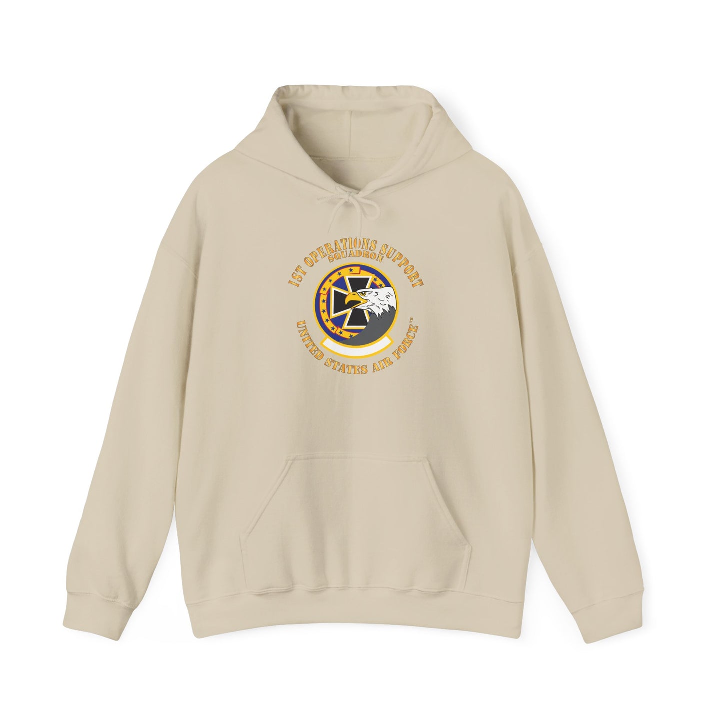 Unisex Heavy Blend Hooded Sweatshirt - USAF - 1st Operations Support Squadron