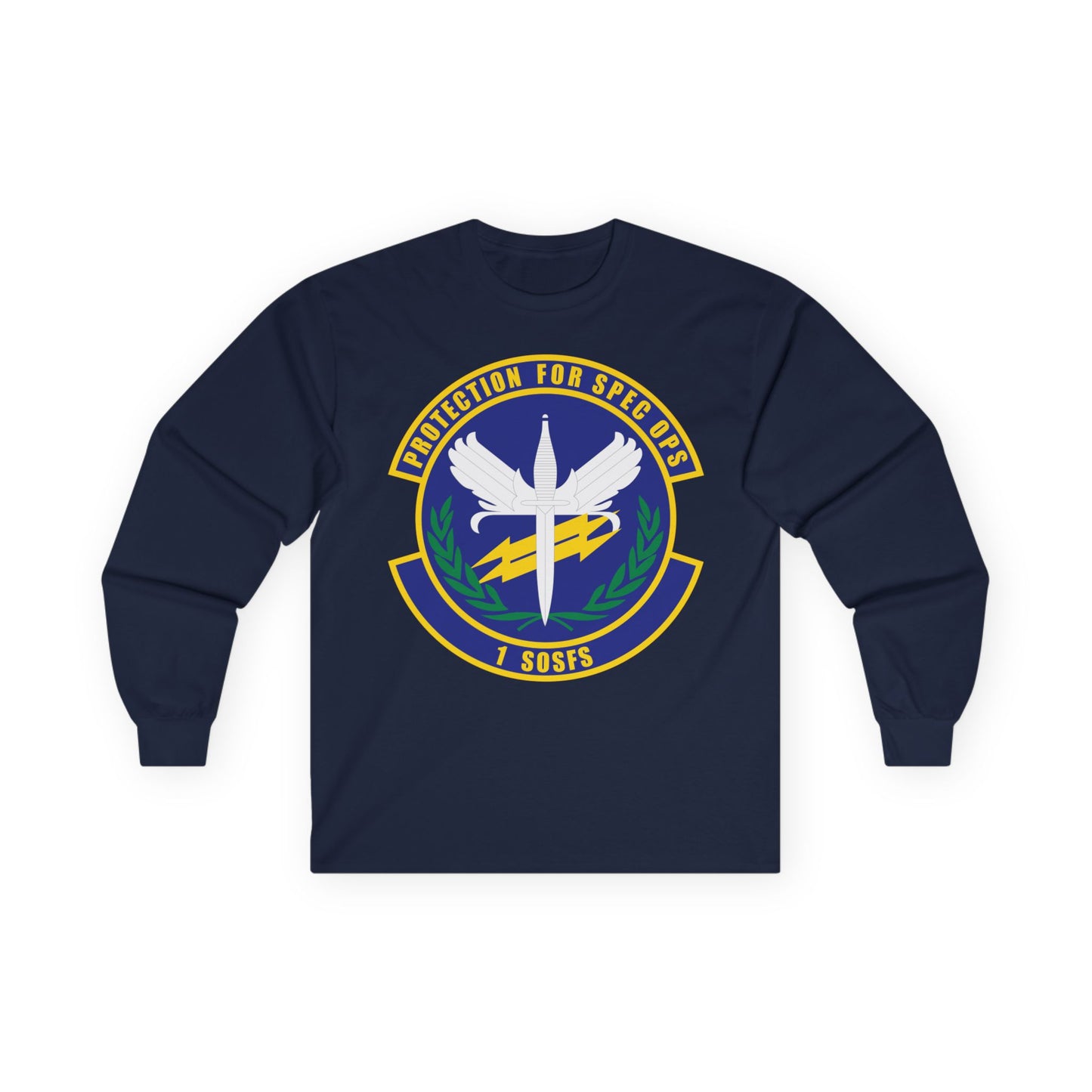Unisex Ultra Cotton Long Sleeve Tee - USAF - 1st Special Operations Security Forces Squadron wo txt