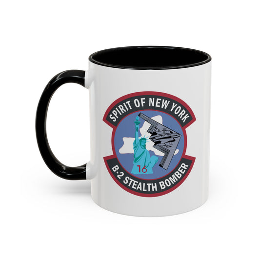 Accent Coffee Mug (11oz & 15oz) - USAF - B2 - Spirit of New York - Stealth Bomber wo txt X 300
