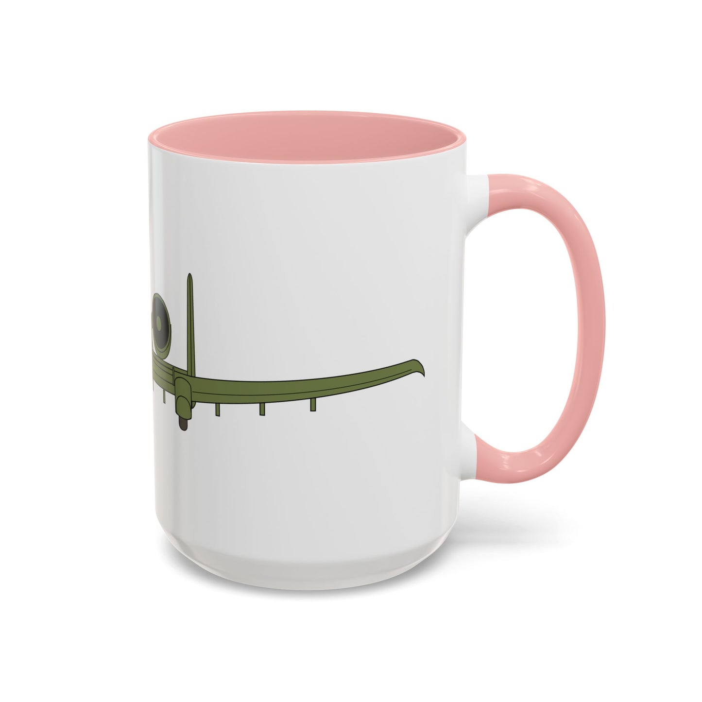 Accent Coffee Mug (11oz & 15oz) - Aircraft - USAF - A-10 Thunderbolt II - Front X 300