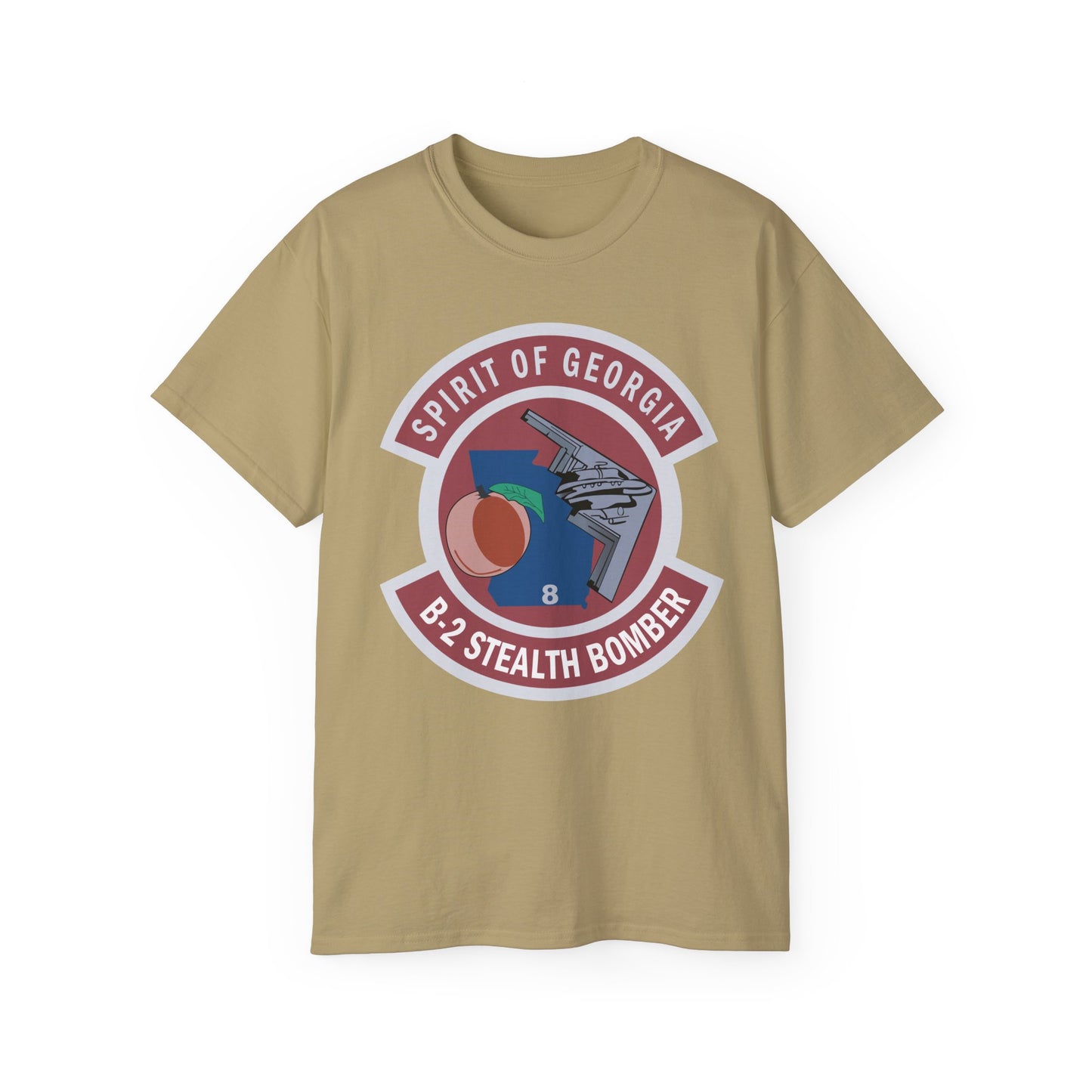 Unisex Ultra Cotton Tee - USAF - B2 - Spirit of Georgia - Stealth Bomber wo txt X 300