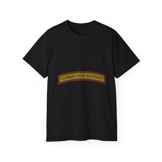 Unisex Ultra Cotton Tee - USAF - Combat Aviation Advisor Tab