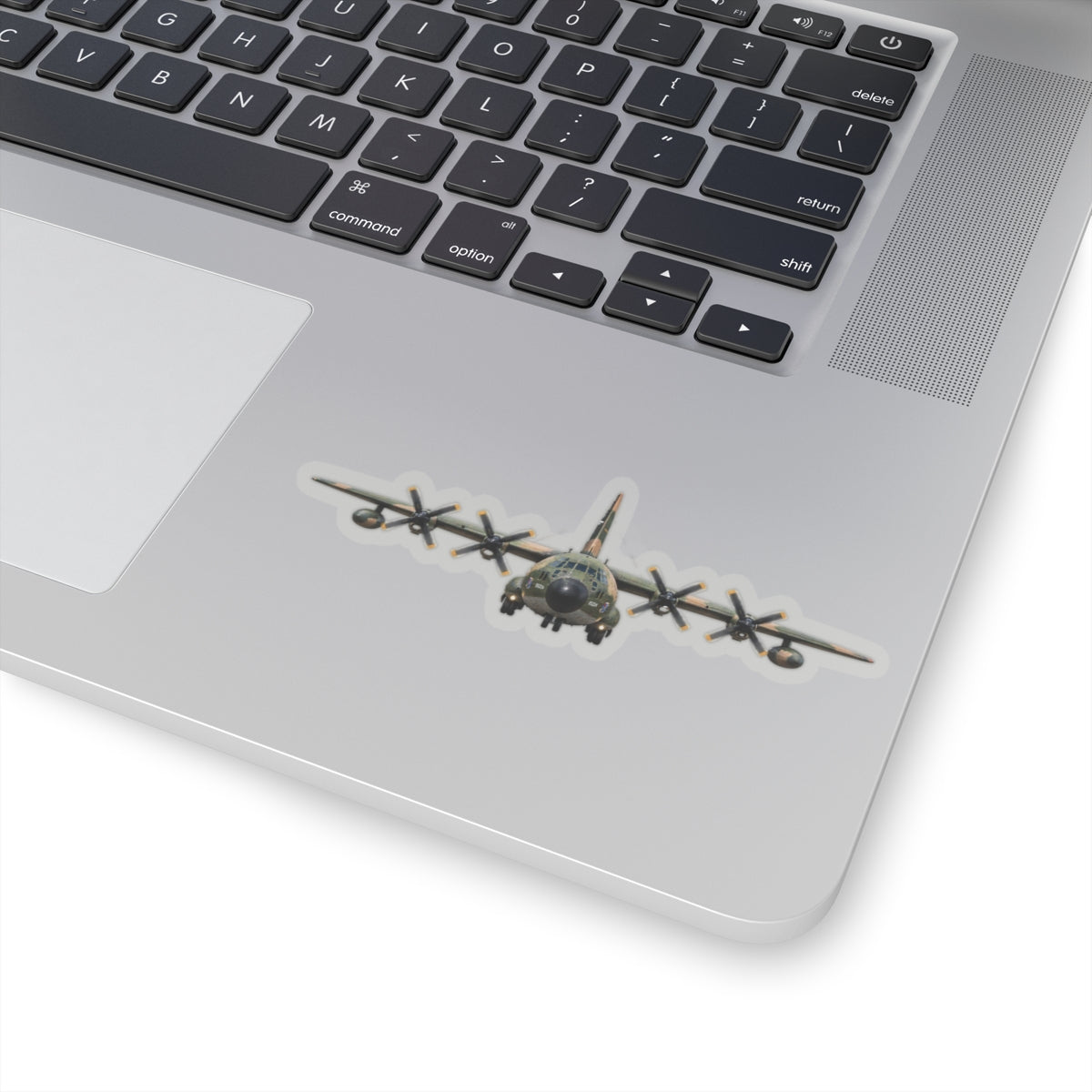 Kiss-Cut Stickers - C-130  Aircraft - Camo - FRONT