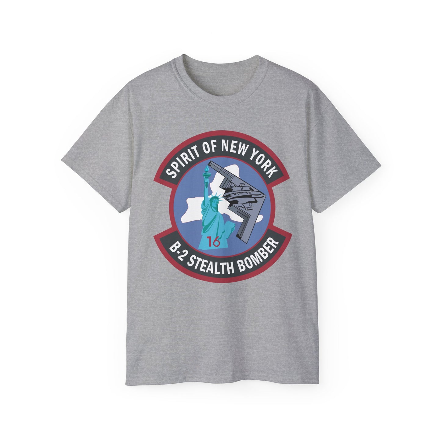 Unisex Ultra Cotton Tee - USAF - B2 - Spirit of New York - Stealth Bomber wo txt X 300