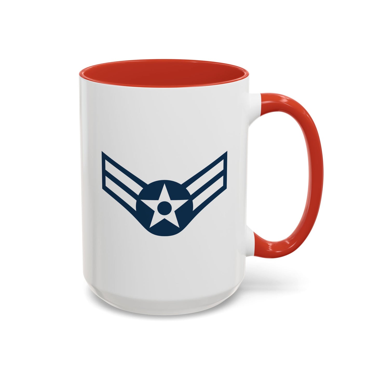 Accent Coffee Mug (11oz & 15oz) - USAF - Airman - First Class (E3) - 2020