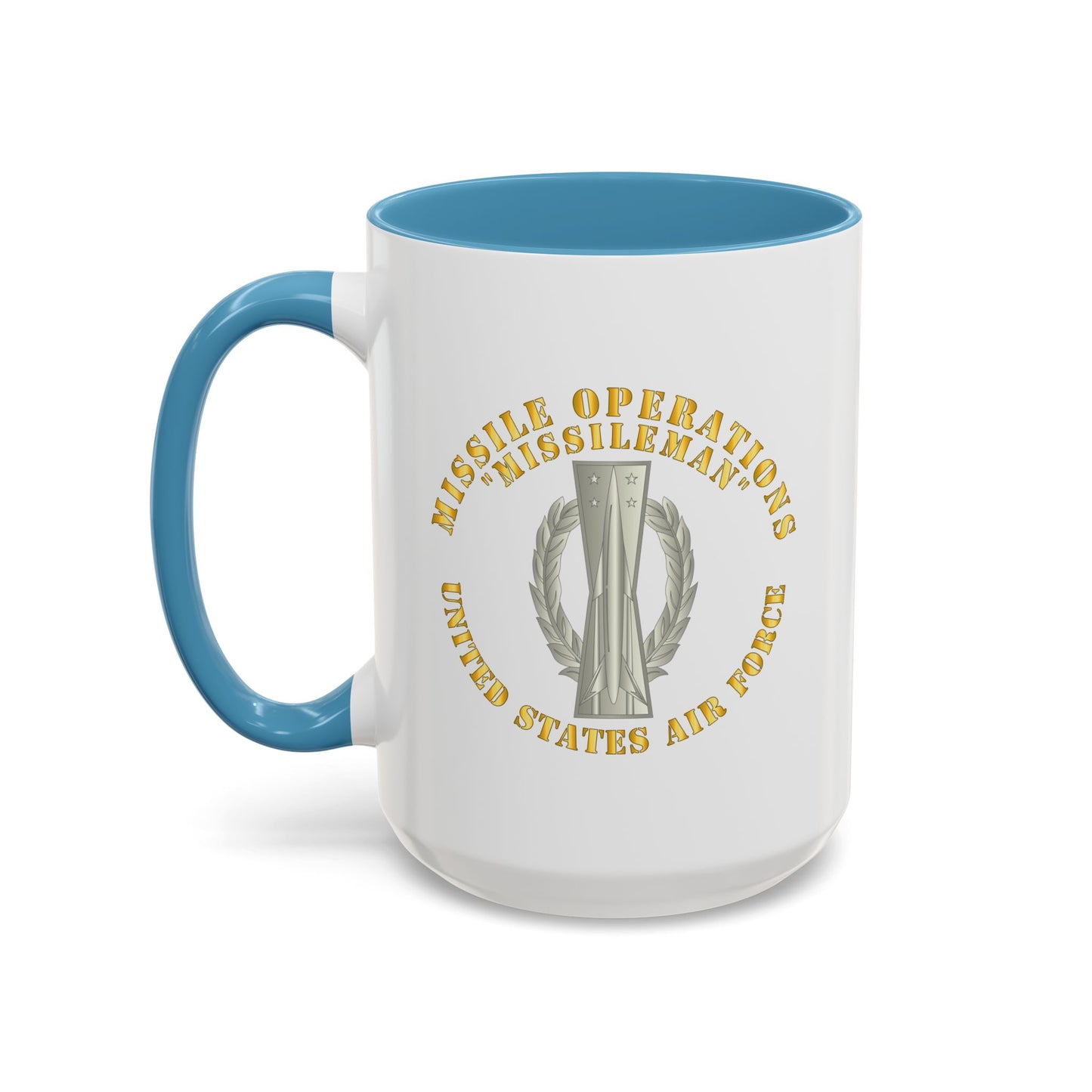 Accent Coffee Mug (11oz & 15oz) - USAF - Missile Operations - Missileman - Basic