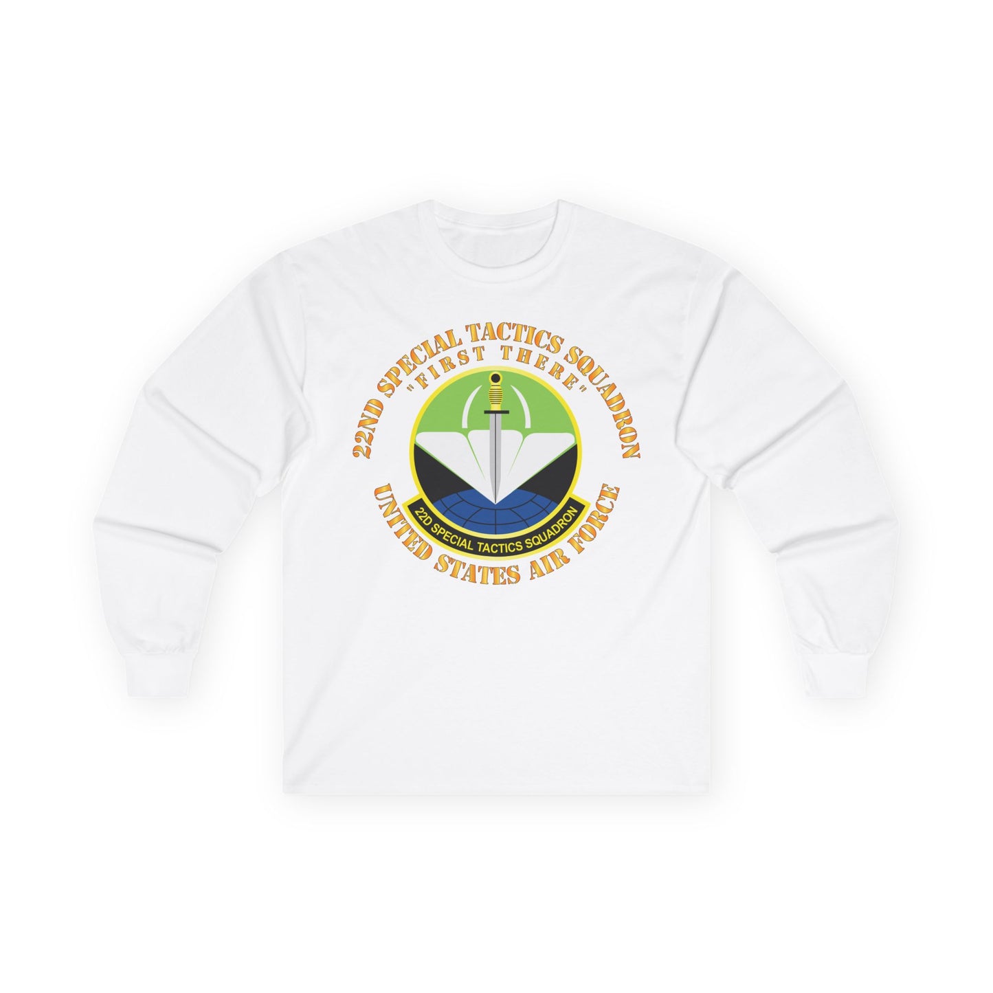 Unisex Ultra Cotton Long Sleeve Tee - USAF - 22nd Special Tactics Squadron - First There X 300