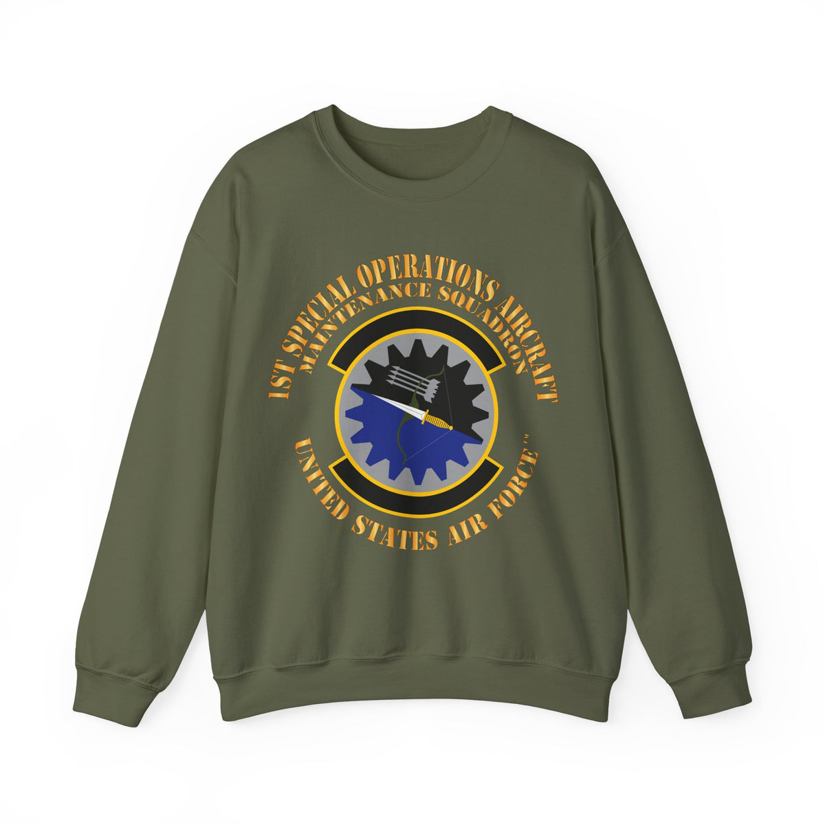 Crewneck Sweatshirt - USAF - 1st Special Operations Aircraft Maintenance Squadron X 300