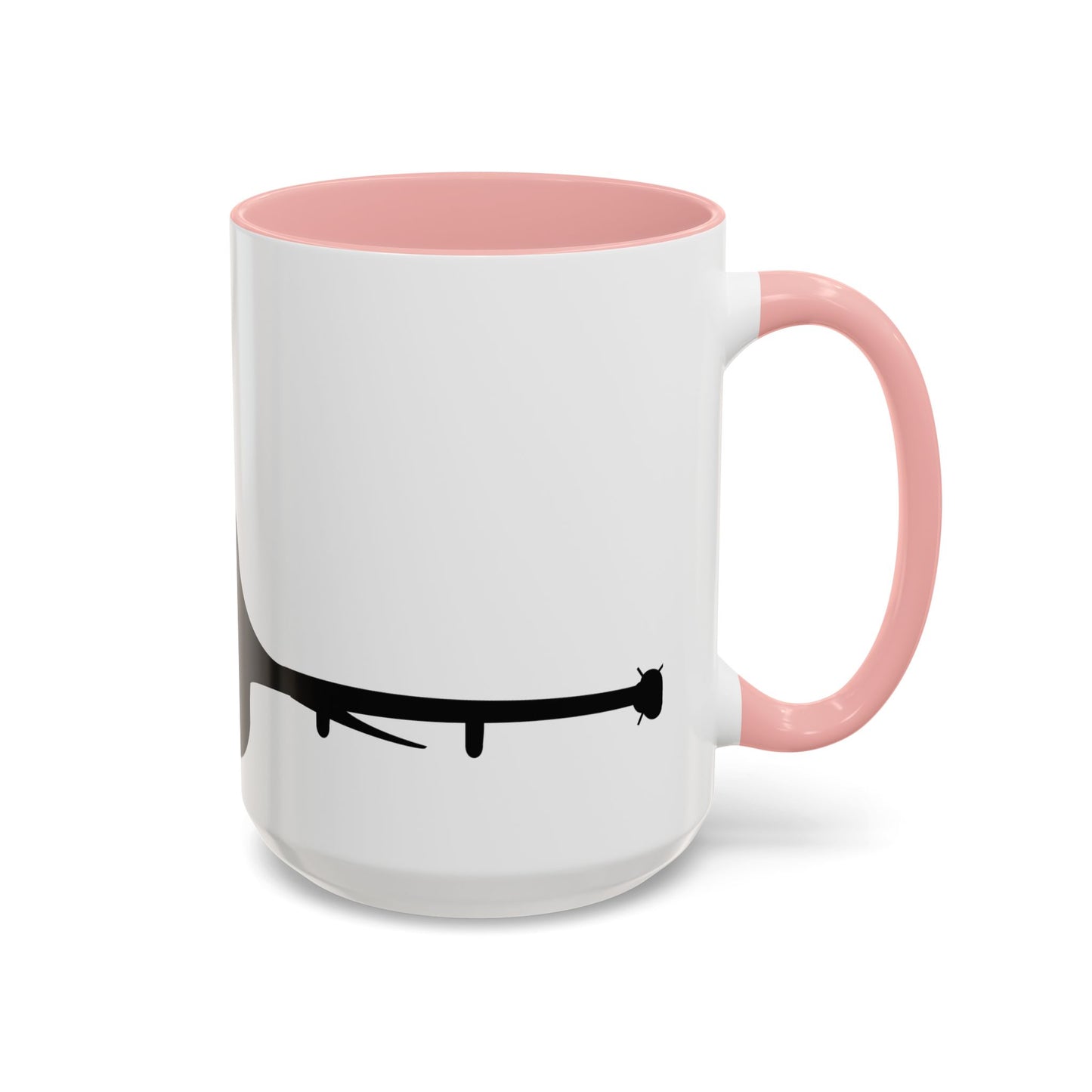 Accent Coffee Mug (11oz & 15oz) - Aircraft - F-16 - Front - Silhouette wo Txt X 300