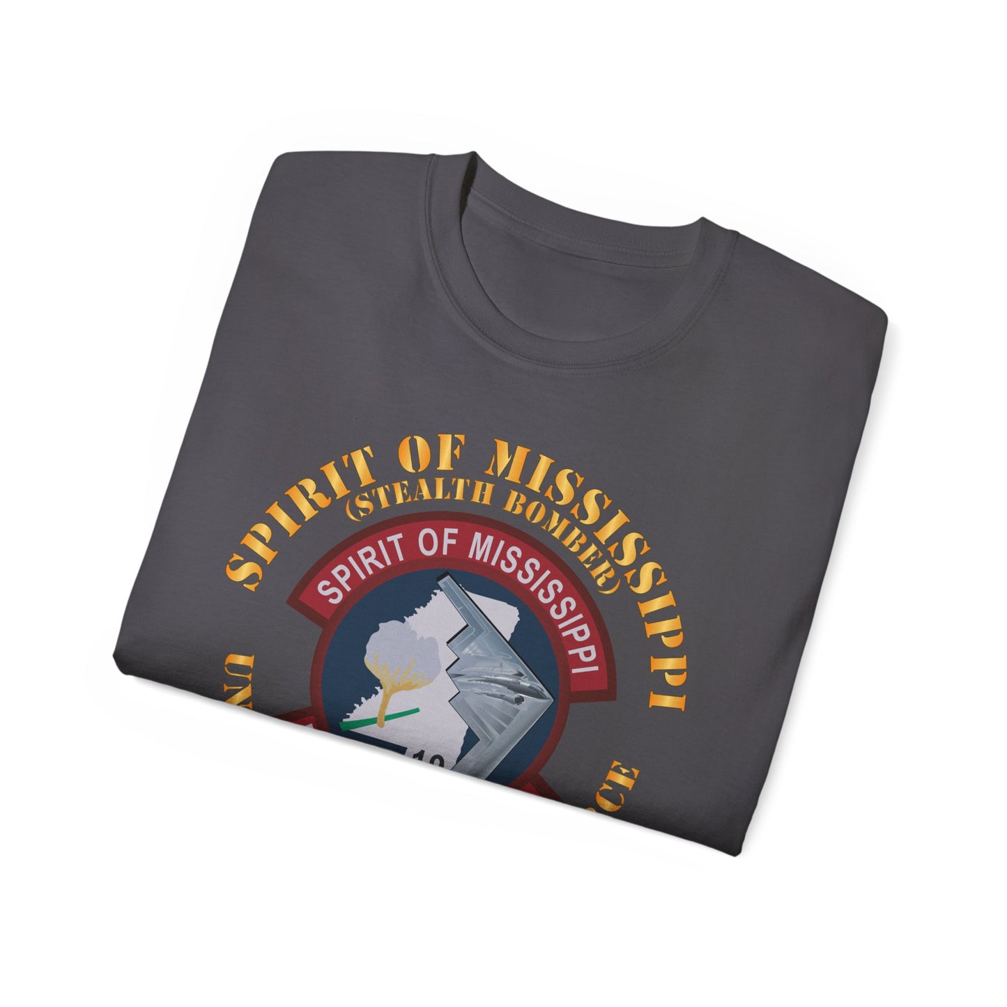 Unisex Ultra Cotton Tee - USAF - B2 - Spirit of Mississippi - Stealth Bomber X 300
