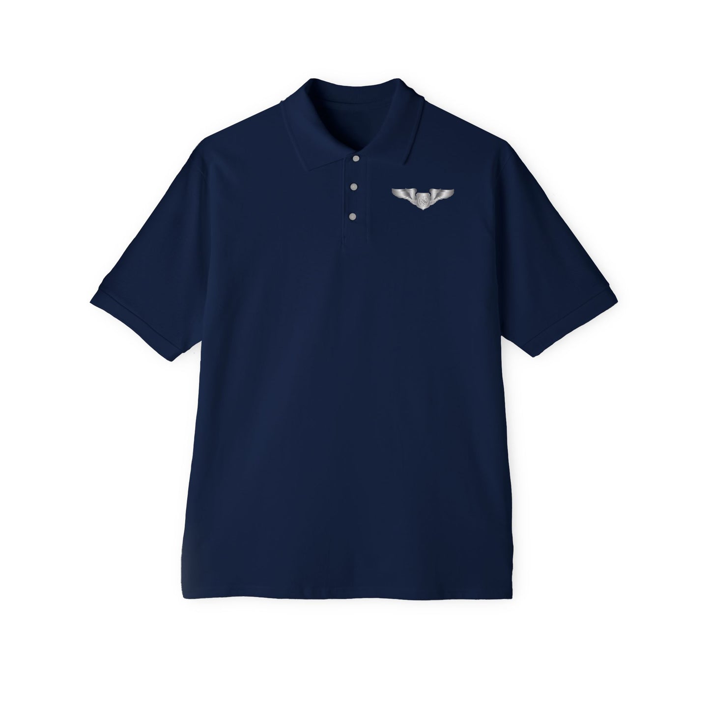 Men's Piqué Polo - USAF - Air Battle Manager - Basic Wings wo Txt