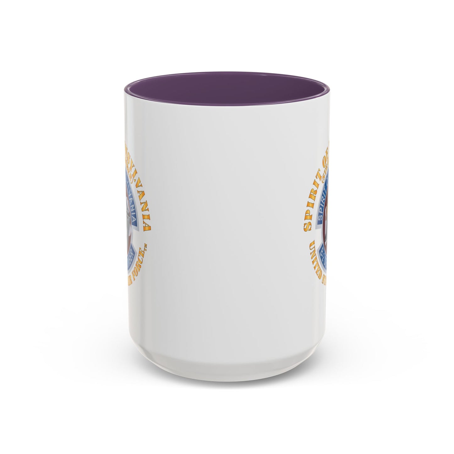 Accent Coffee Mug (11oz & 15oz) - USAF - B2 - Spirit of Pennsylvania Stealth Bomber X 300