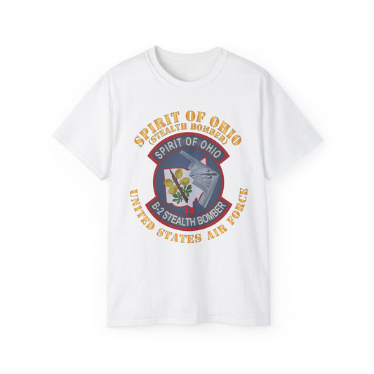 Unisex Ultra Cotton Tee - USAF - B2 - Spirit of Ohio - Stealth Bomber X 300