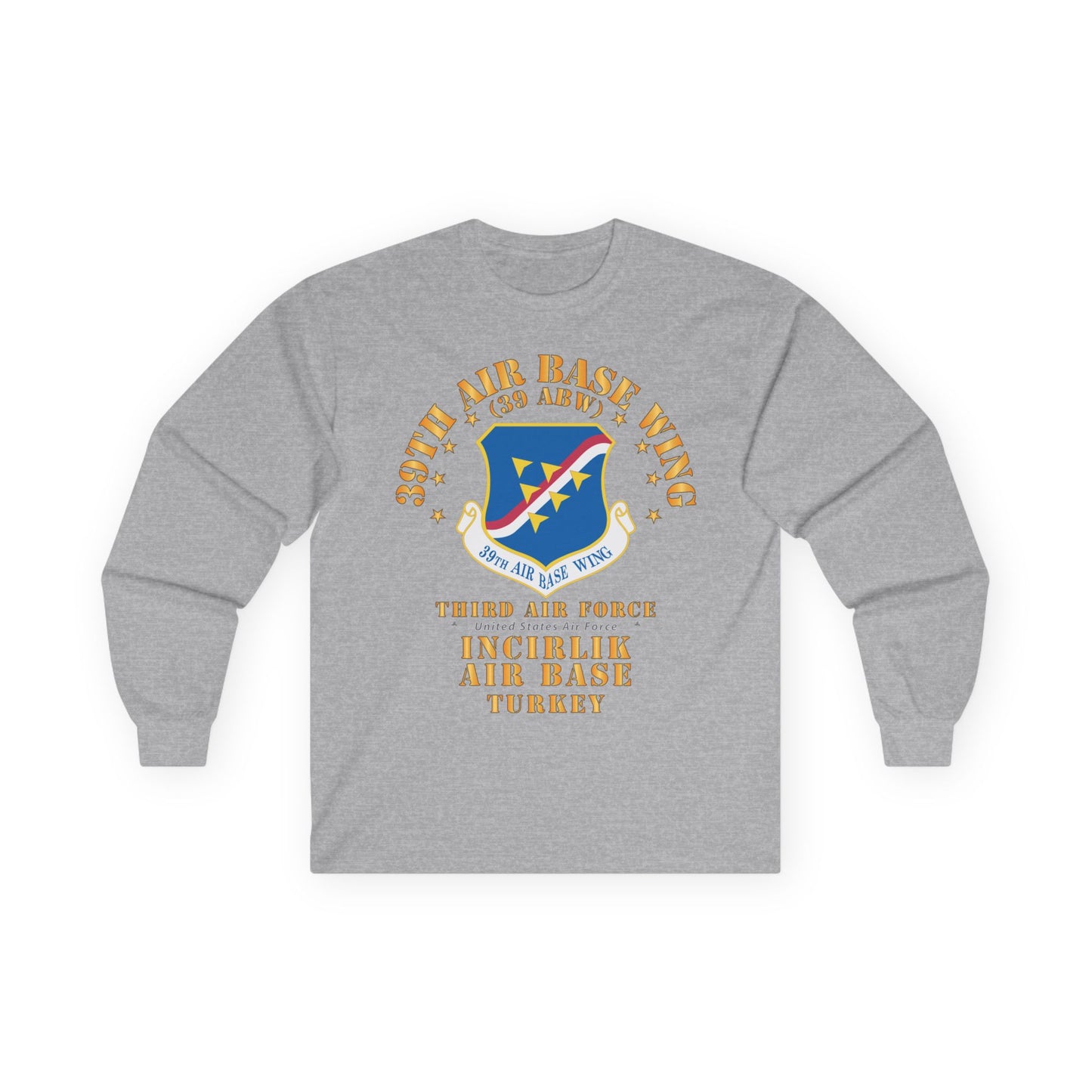 Unisex Ultra Cotton Long Sleeve Tee - USAF - 39th Air Base Wing - Incirlik AB X 300