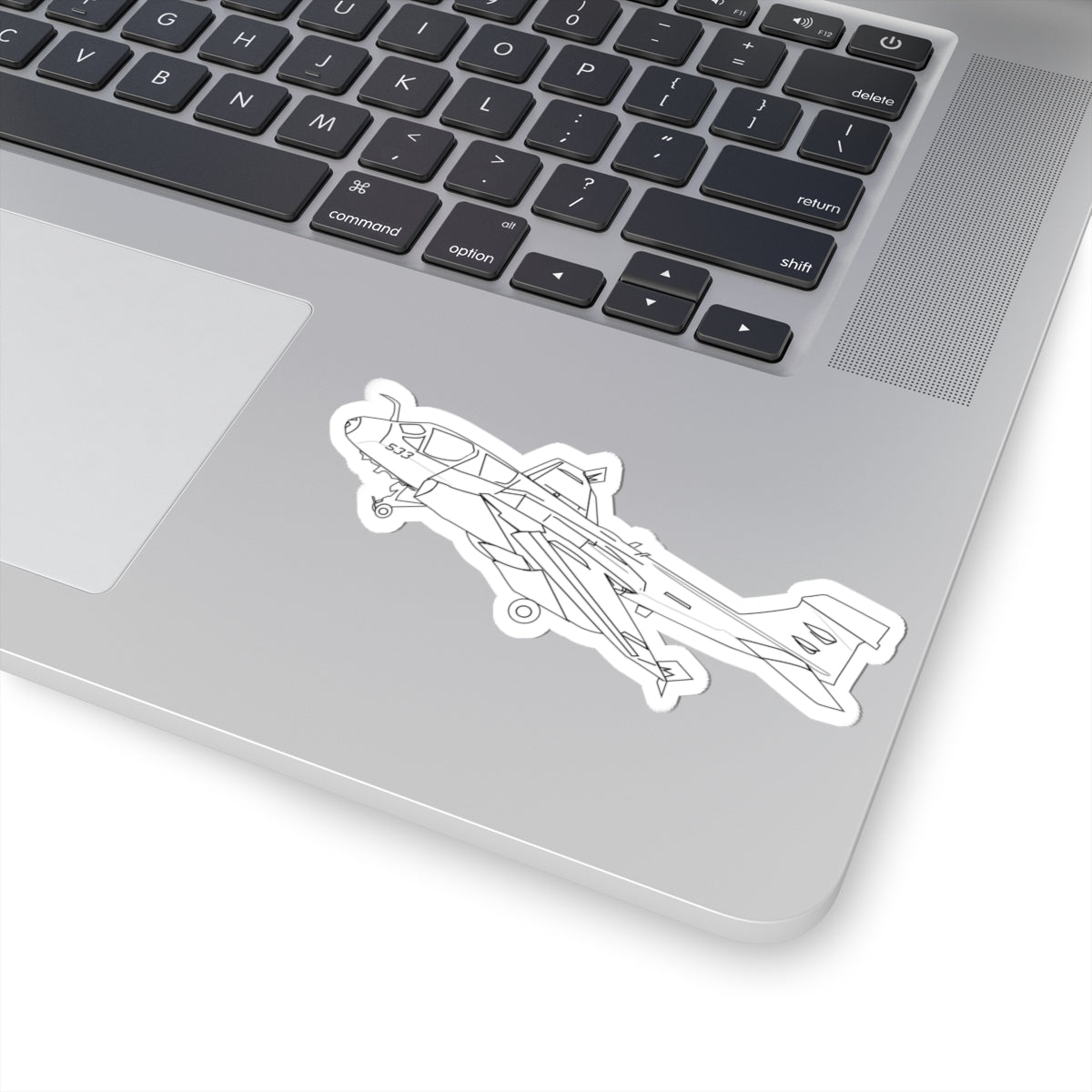 Kiss-Cut Stickers - Aircraft - F-16 -Top - LA - WO Txt X 300