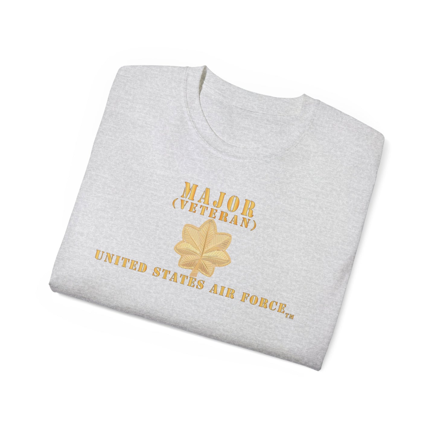 Unisex Ultra Cotton Tee - USAF - Major - MAJ - Veteran X 300