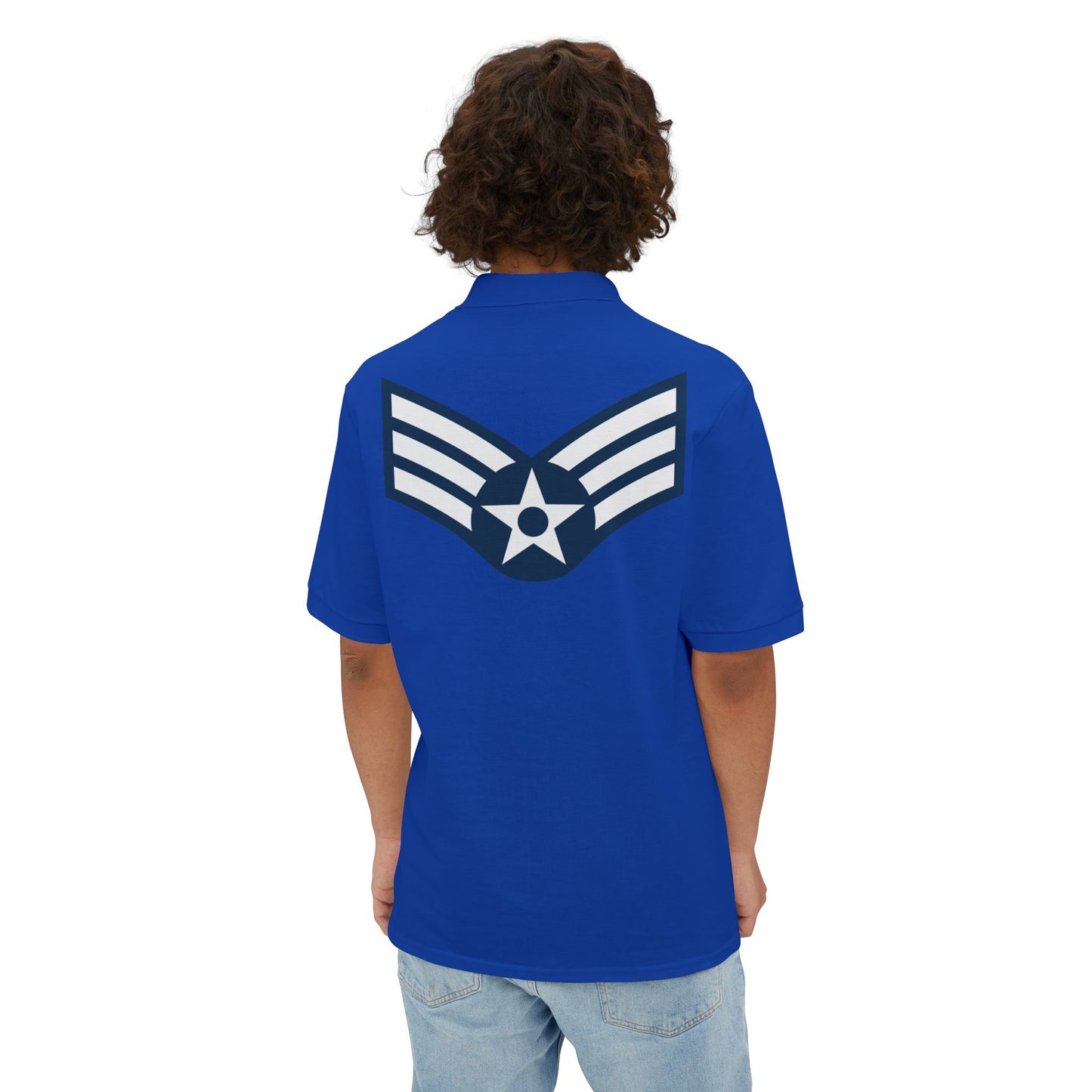 Men's Piqué Polo - USAF - Senior Airman (E4) - 2020