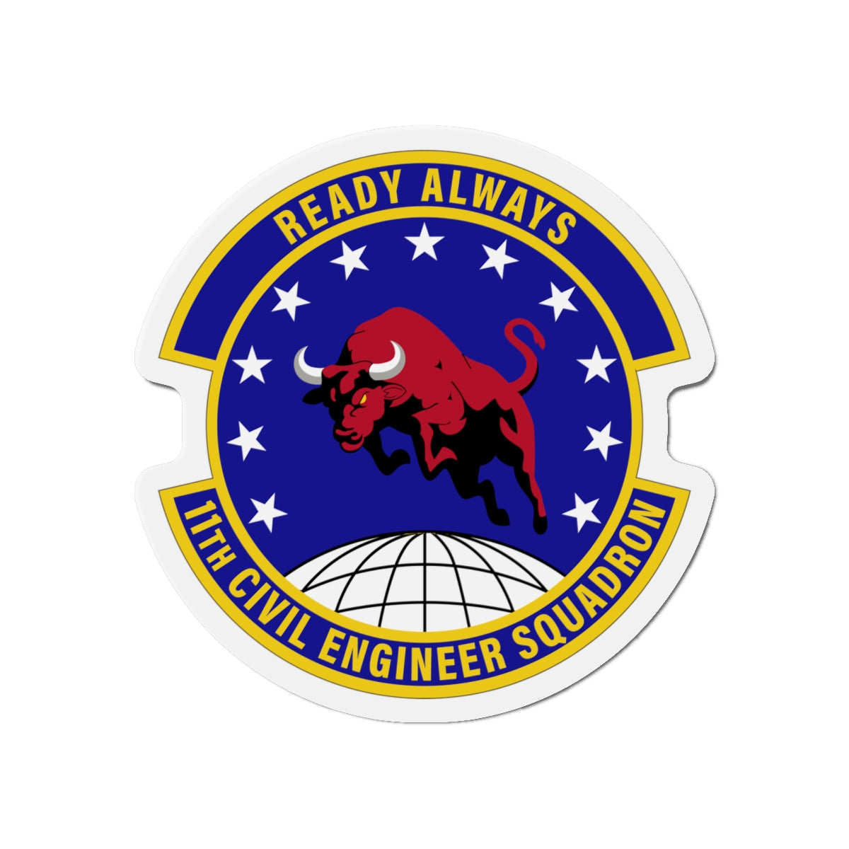 Die-Cut Magnet - USAF - 11th Civil Engineer Squadron wo txt