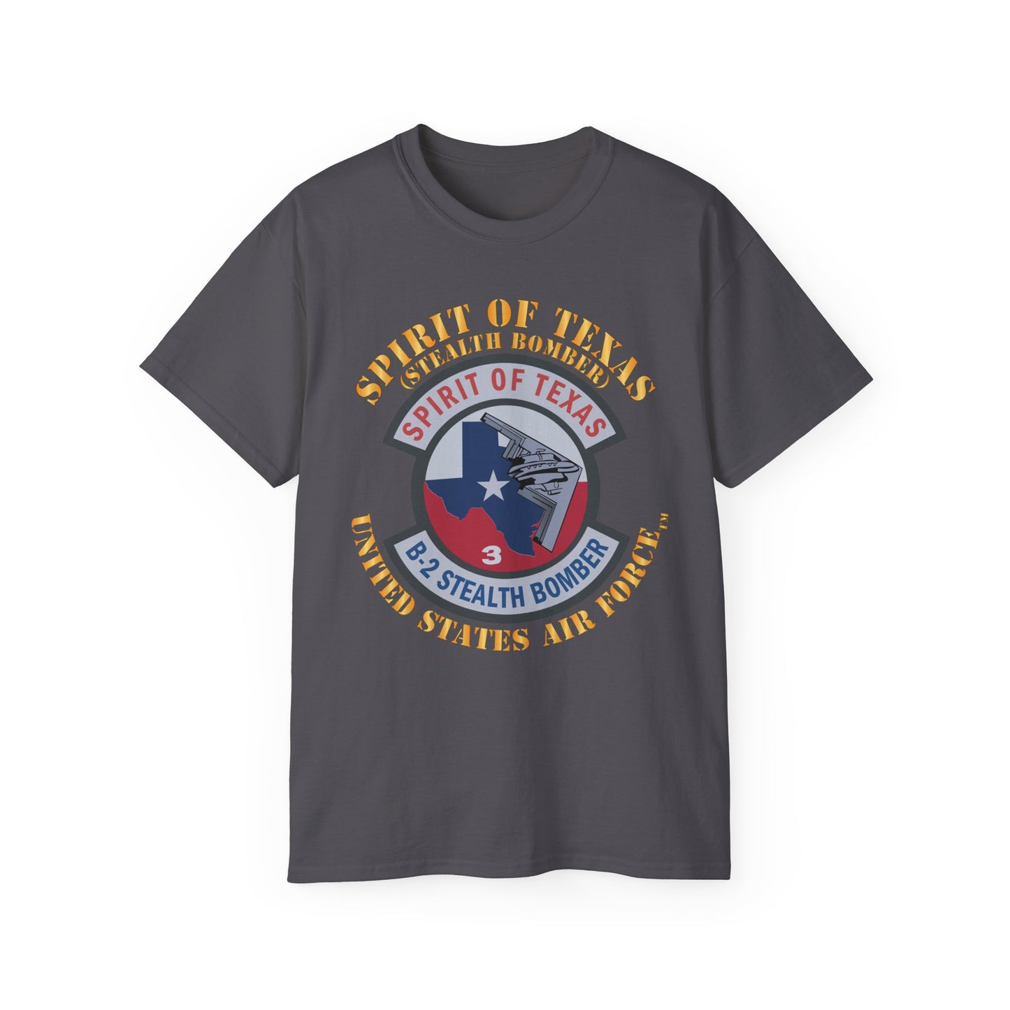Unisex Ultra Cotton Tee - USAF - B2 - Spirit of Texas - Stealth Bomber X 300