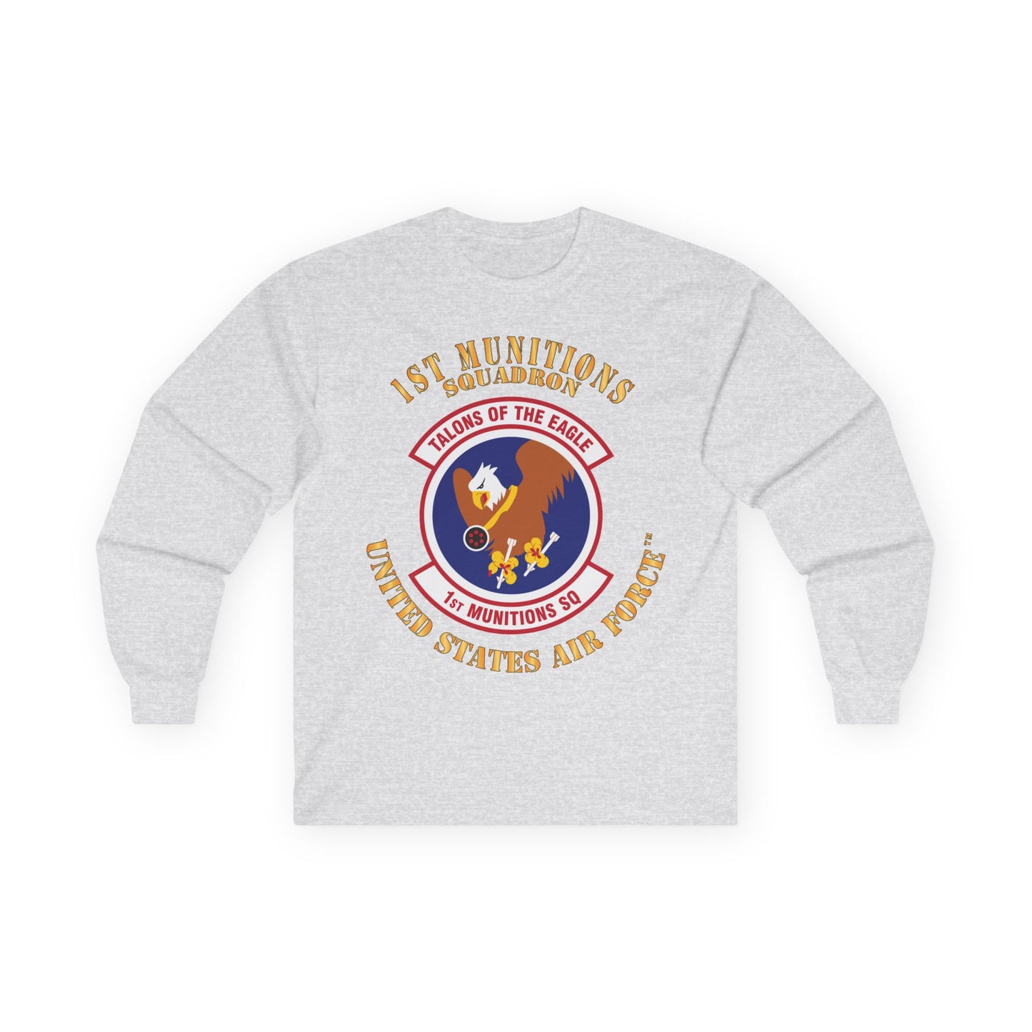 Unisex Ultra Cotton Long Sleeve Tee - USAF - 1st Munitions Squadron (ACC)