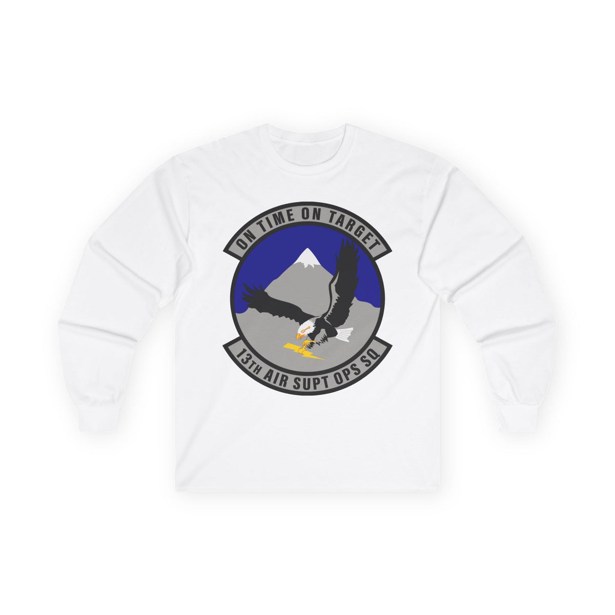 Unisex Ultra Cotton Long Sleeve Tee - USAF - 13th Air Support Operations Squadron wo txt