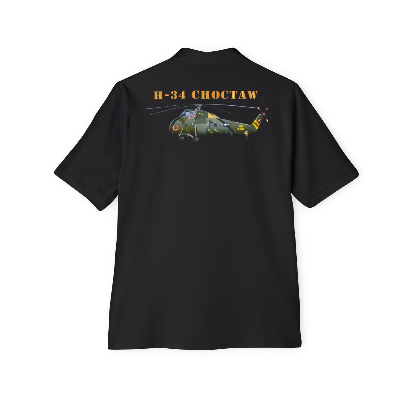 Men's Piqué Polo - H-34 Choctaw with Txt X 300