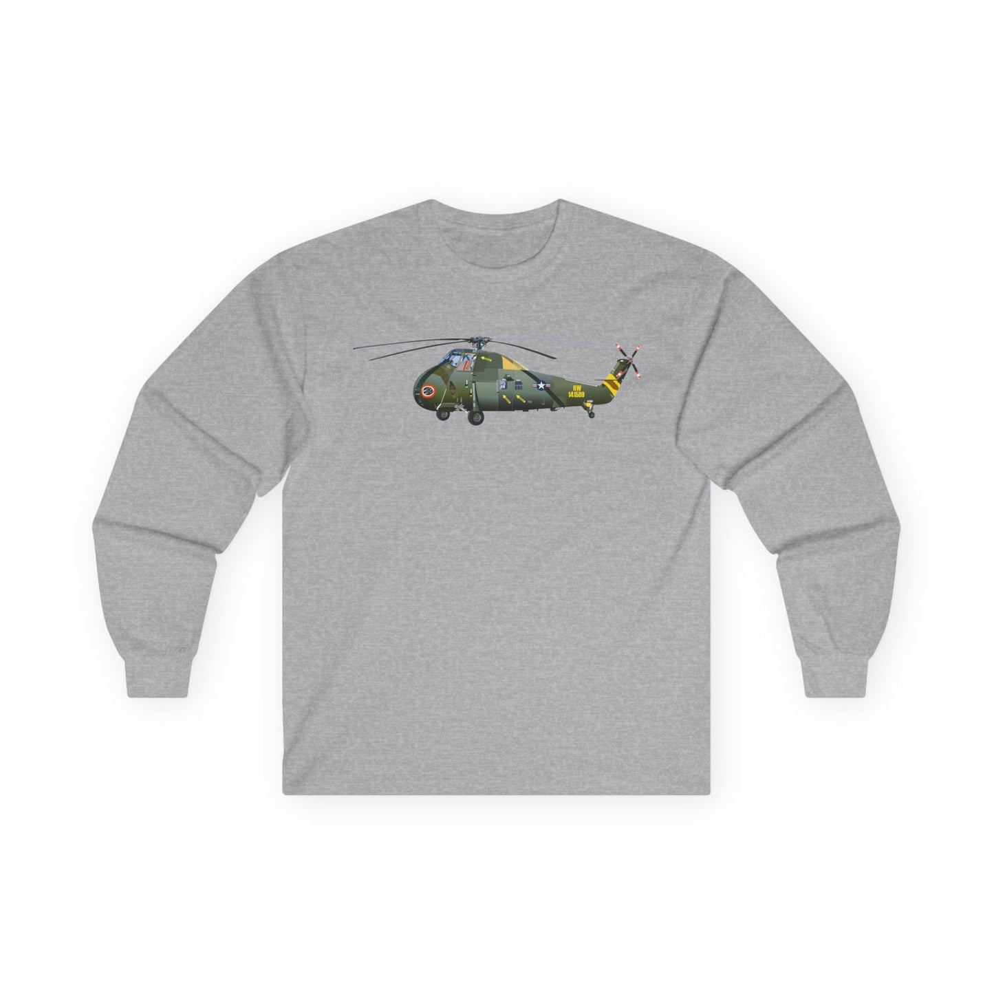 Unisex Ultra Cotton Long Sleeve Tee - H-34 Choctaw wo Txt X 300