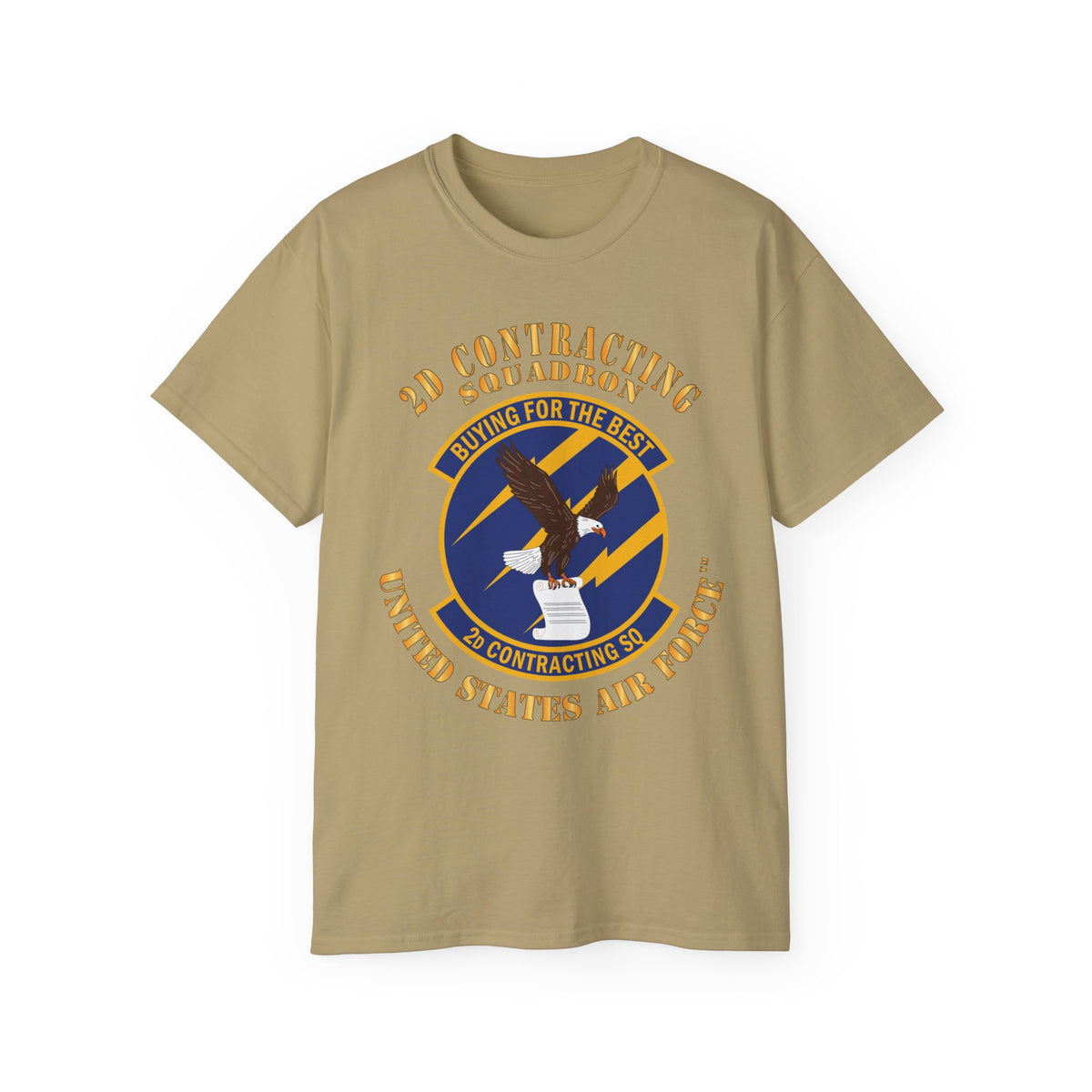Unisex Ultra Cotton Tee - USAF - 2d Contracting Squadron