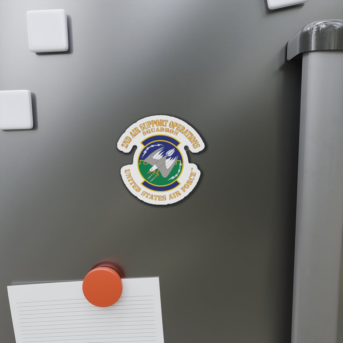 Die-Cut Magnet - USAF - 2nd Air Support Operations Squadron