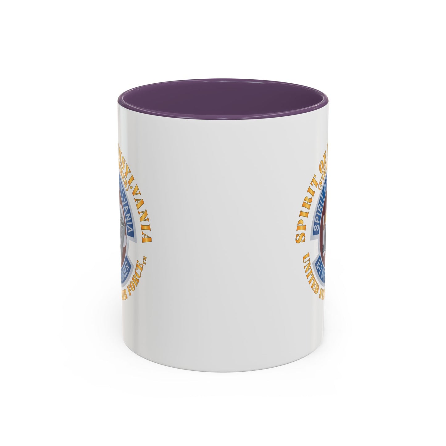 Accent Coffee Mug (11oz & 15oz) - USAF - B2 - Spirit of Pennsylvania Stealth Bomber X 300