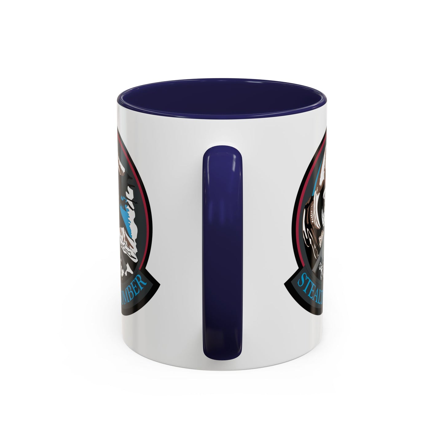Accent Coffee Mug (11oz & 15oz) - USAF - B2 - Grim Reaper - Stealth Bomber wo txt X 300
