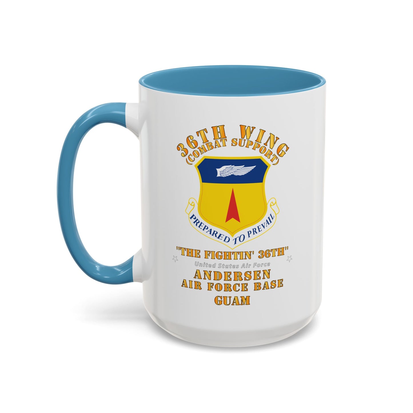 Accent Coffee Mug (11oz & 15oz) - USAF - 36th Wing - Anderson AFB - Guam