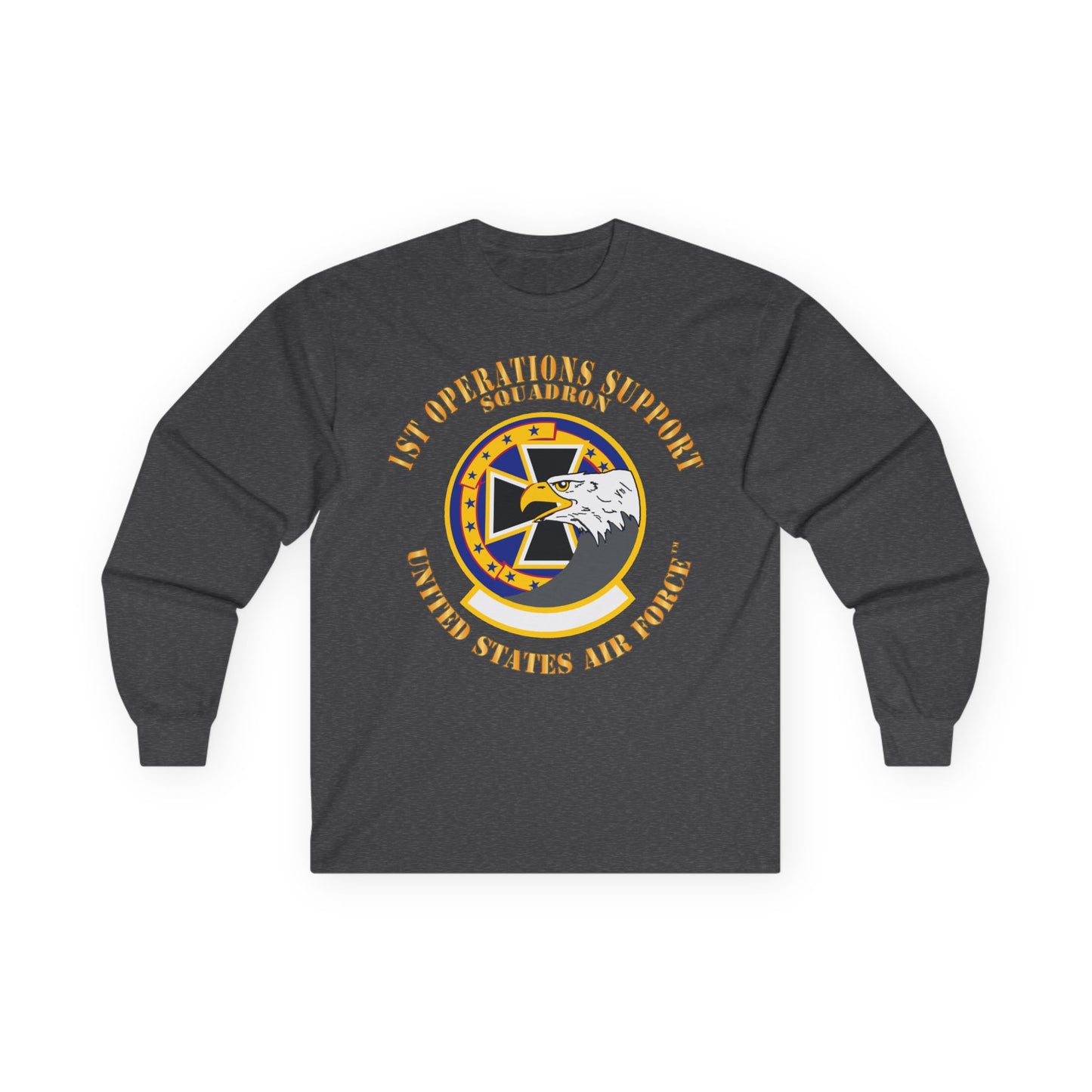 Unisex Ultra Cotton Long Sleeve Tee - USAF - 1st Operations Support Squadron