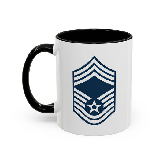 Accent Coffee Mug (11oz & 15oz) - USAF - Chief Master Sergeant (E9a) - 2020
