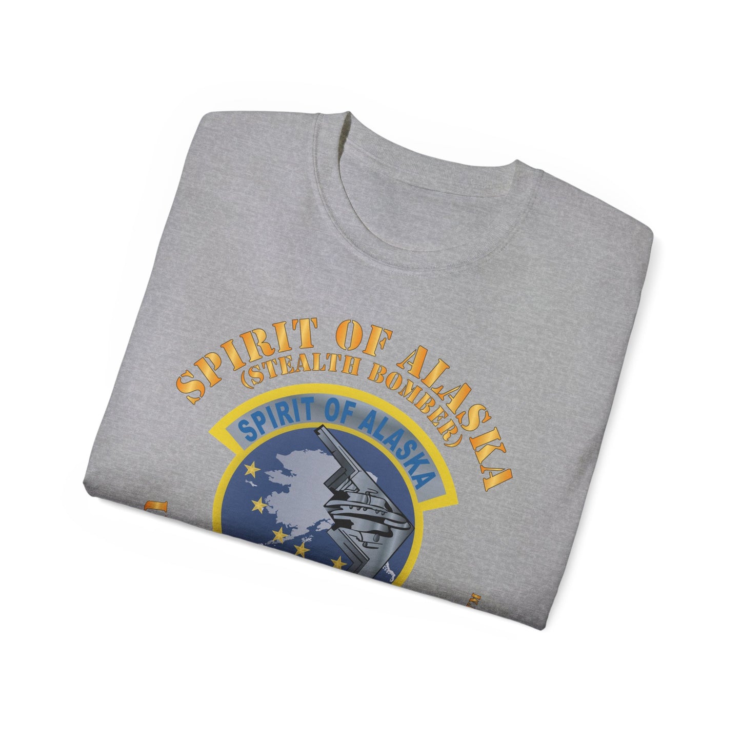 Unisex Ultra Cotton Tee - USAF - B2 - Spirit of Alaska - Stealth Bomber X 300