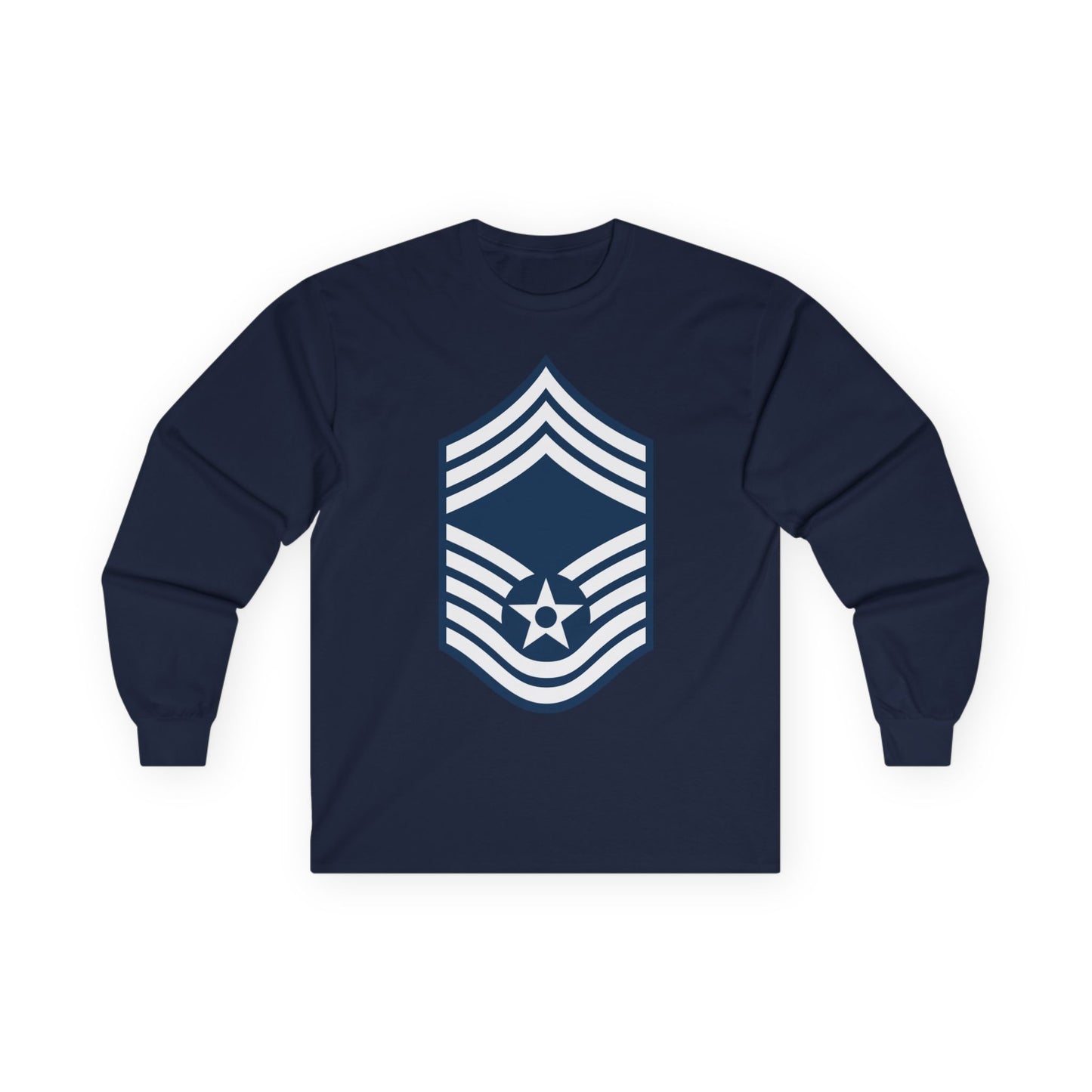 Unisex Ultra Cotton Long Sleeve Tee - USAF - Chief Master Sergeant (E9a) - 2020