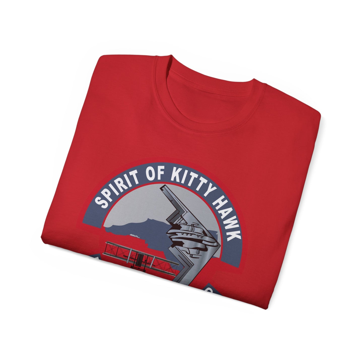 Unisex Ultra Cotton Tee -USAF - B2 - Spirit of Kitty Hawk - Stealth Bomber wo txt X 300