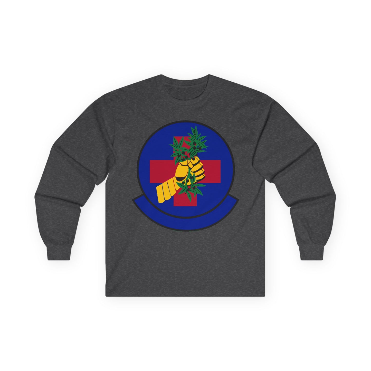 Unisex Ultra Cotton Long Sleeve Tee - USAF - 2nd Healthcare Operations Squadron wo txt