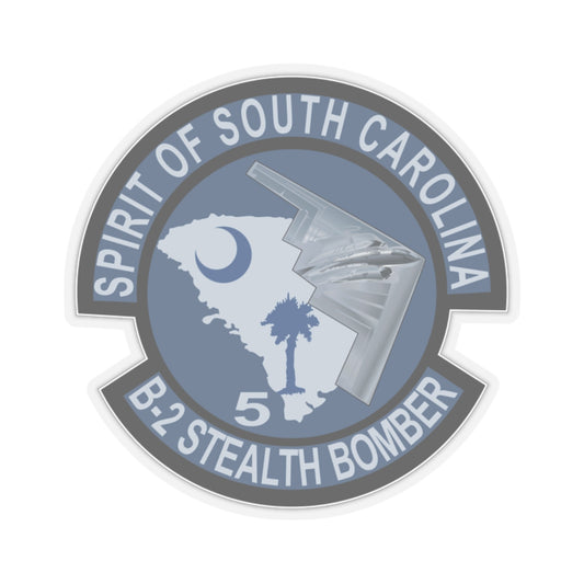 Kiss-Cut Stickers - USAF - B2 - Spirit of South Carolina Stealth Bomber wo Txt X 300
