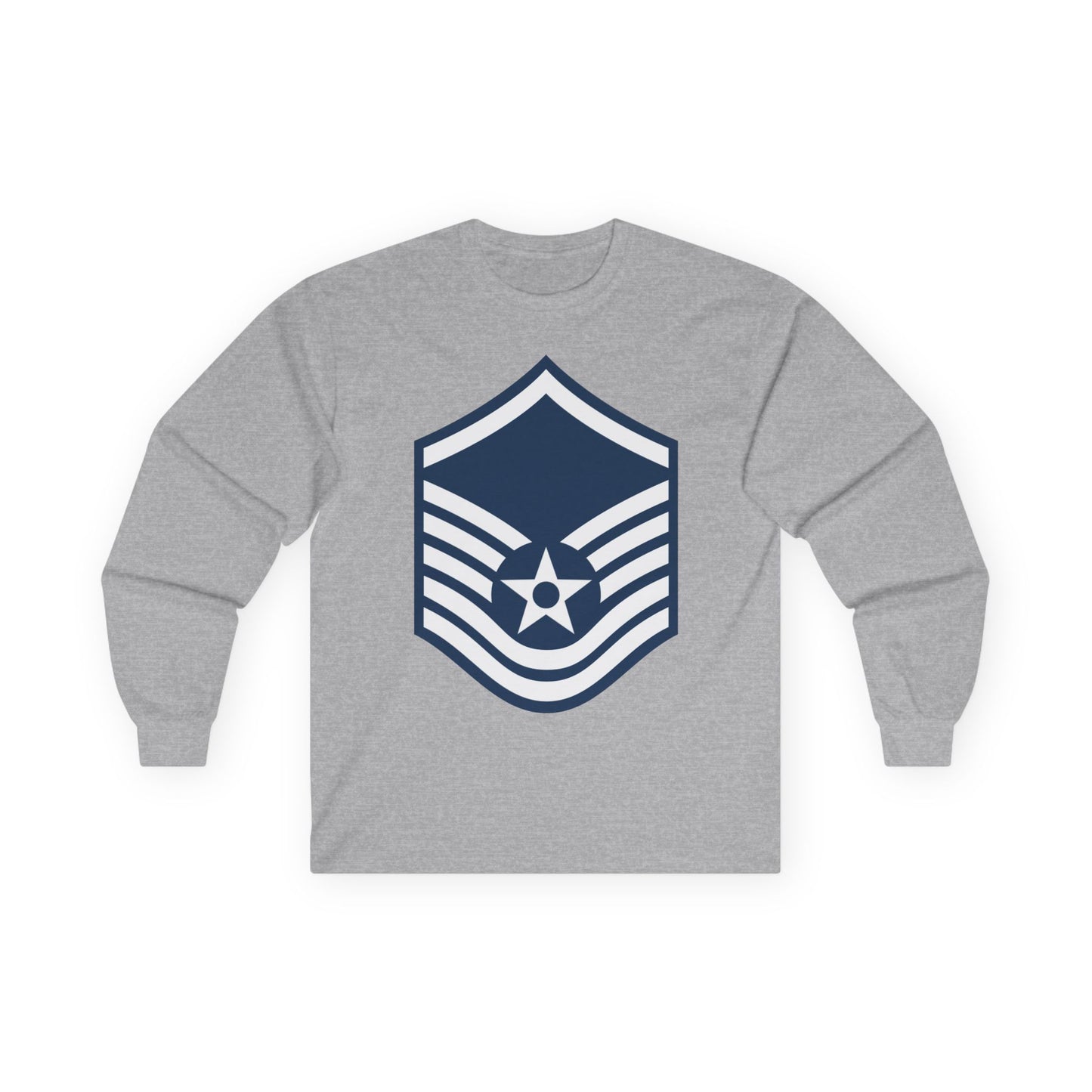 Unisex Ultra Cotton Long Sleeve Tee - USAF - Master Sergeant (E7a) - 2020