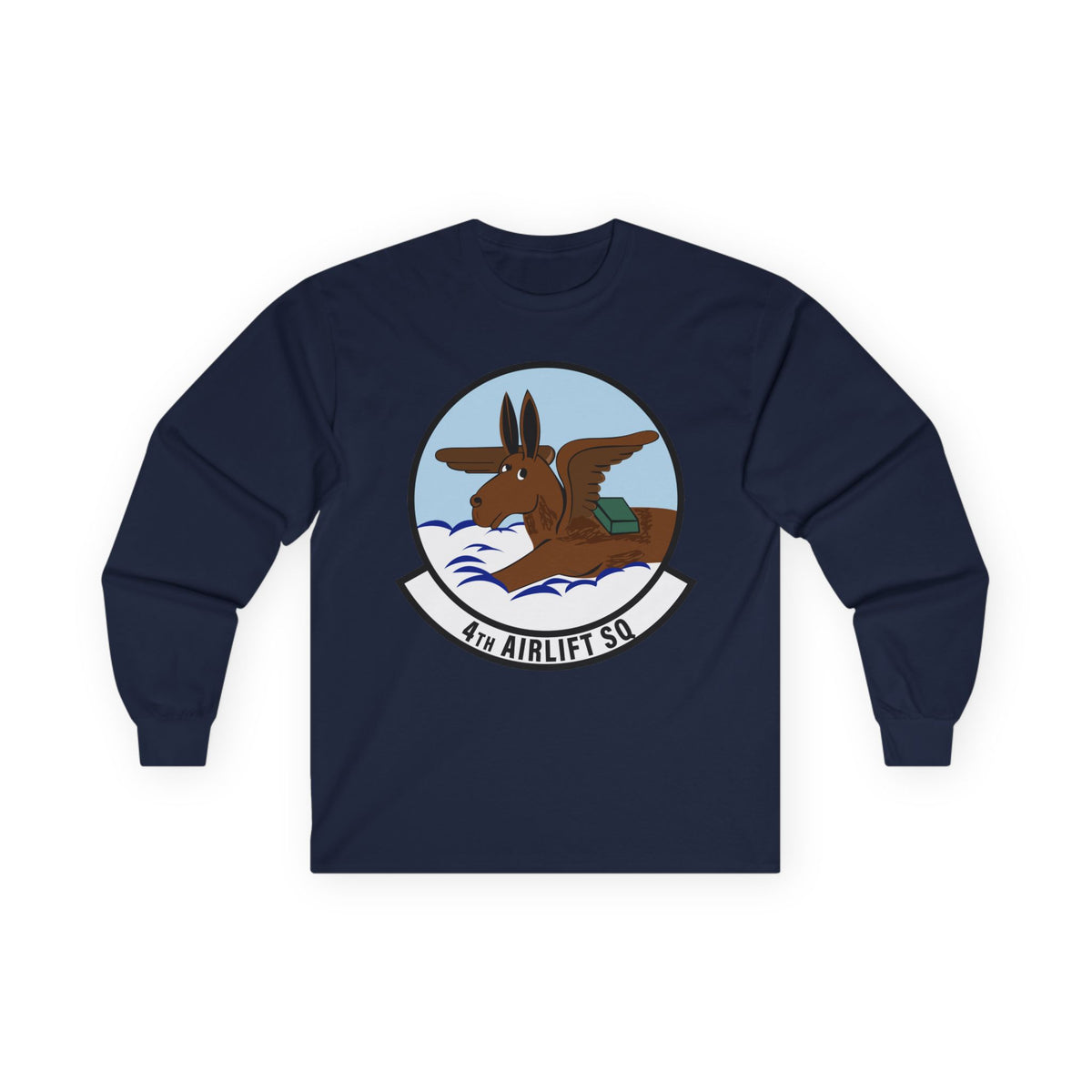 Unisex Ultra Cotton Long Sleeve Tee - USAF - 4th Airlift Squadron wo txt X 300