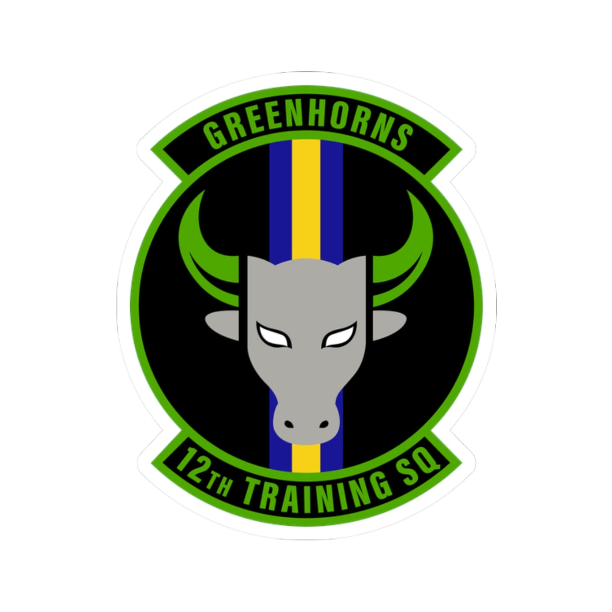 Kiss-Cut Stickers - USAF - 12th Training Squadron wo txt