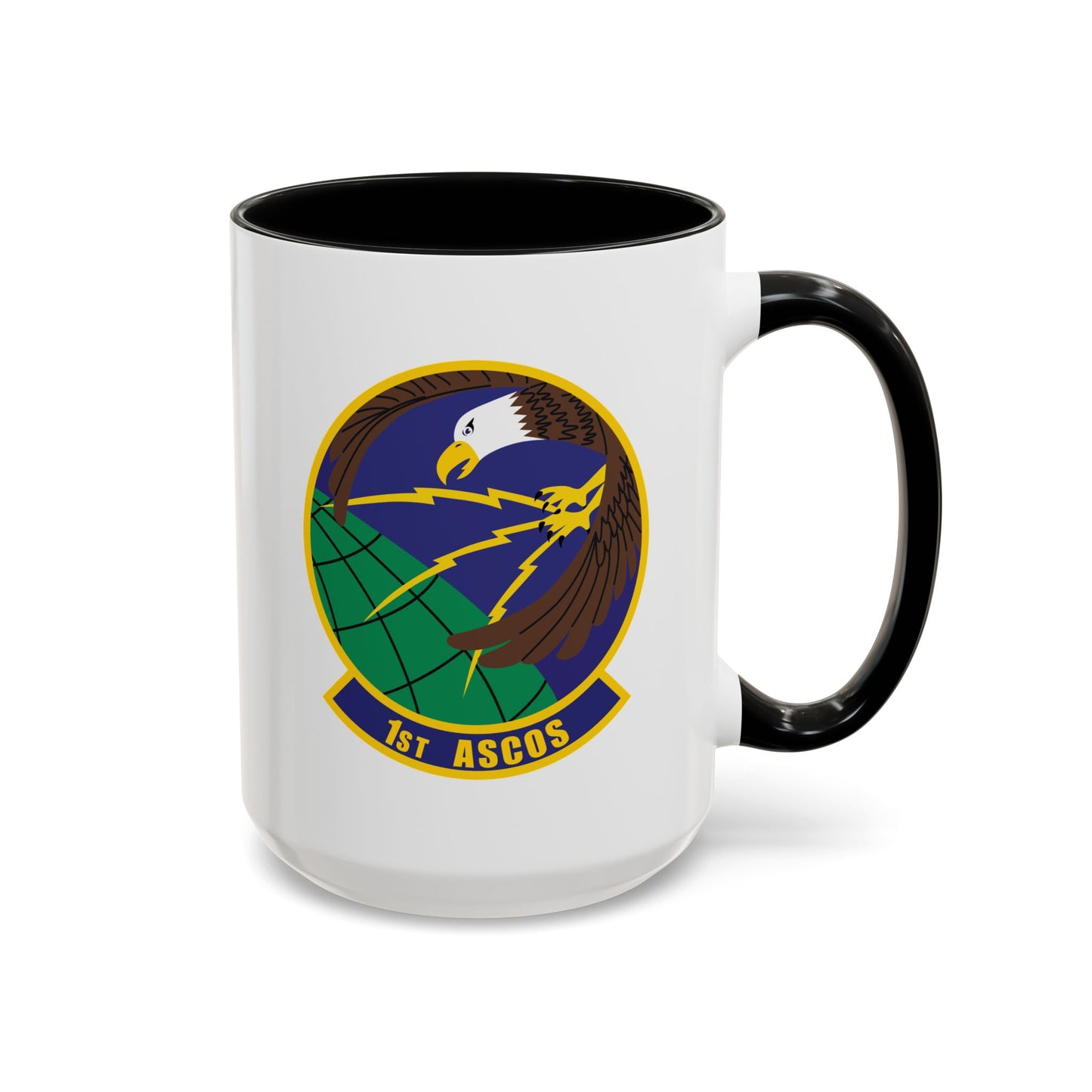 Accent Coffee Mug (11oz & 15oz) - USAF - 1st Air & Space Communications Operations Sq wo txt X 300