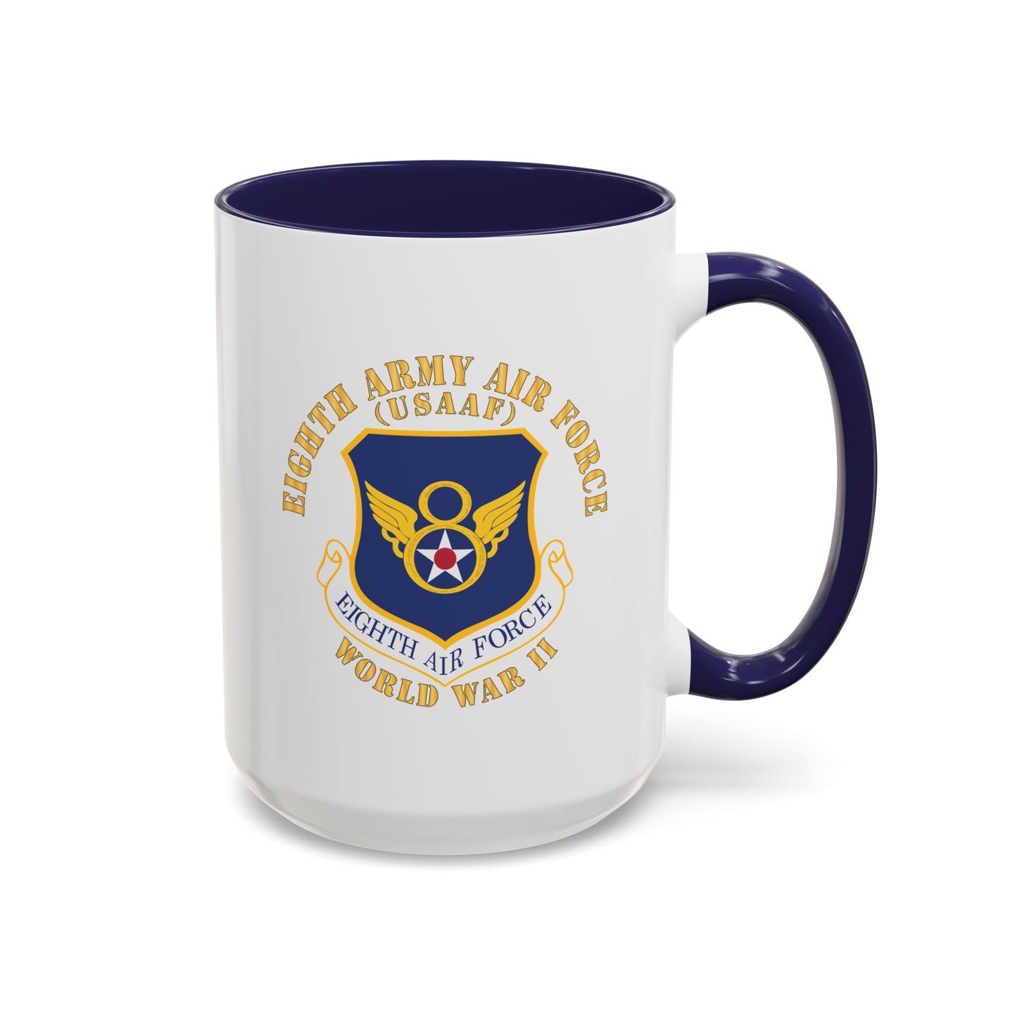Accent Coffee Mug (11oz & 15oz) - USAF - 8th Air Force - WWII X 300