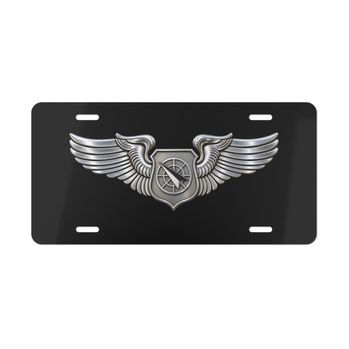 License Plate - USAF - Air Battle Manager Badge wo txt - 3D - Enhanced