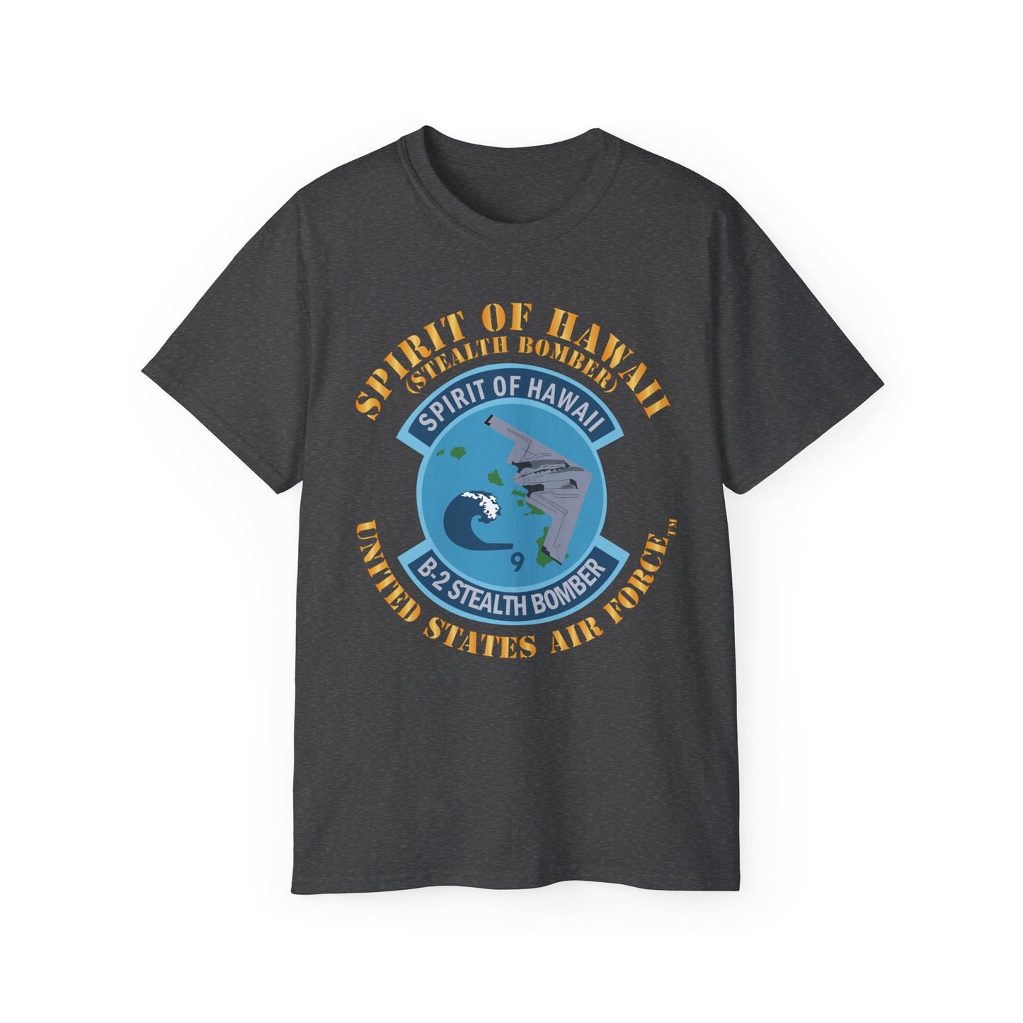 Unisex Ultra Cotton Tee - USAF - B2 - Spirit of Hawaii - Stealth Bomber X 300